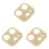 3 Pcs Camera Lens Protective Frame With Rhinestone For Iphone12 2