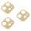 3 Pcs Camera Lens Protective Frame With Rhinestone For Iphone12 7