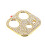 3 Pcs Camera Lens Protective Frame With Rhinestone For Iphone12 11