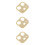 3 Pcs Camera Lens Protective Frame With Rhinestone For Iphone12 8