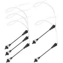5Pcs Simulerade Miniatyrträdgårlslyktor Modellbelysning Sandbordslampa