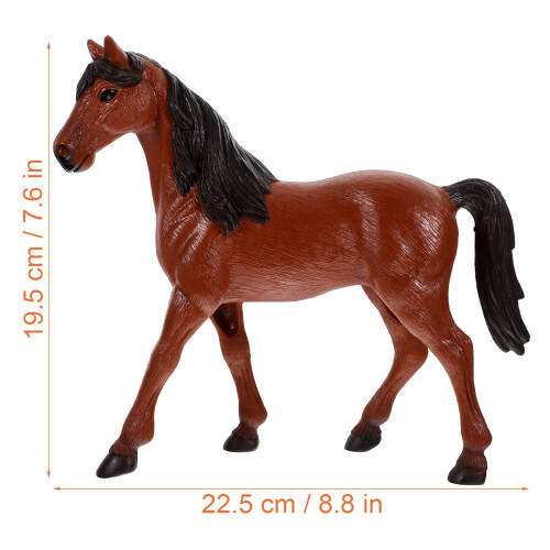 Hästfigur, Simulerad , Plastmodell För 1
