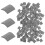 70Pcs Simulerade Små Takpannor Diy Miniatyrer Mini Husaccessoarer 5