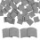 70Pcs Simulerade Små Takpannor Diy Miniatyrer Mini Husaccessoarer 3