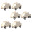6Pcs Bilformad Sparsgrisar Sparboxar Diy Sparpottar 1