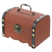 Wood Change Bank Av I Vintage-stil