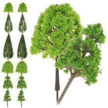 30Pcs Sandbord Mini Trämodell Tåglandskap Diy Miniatyrs Konstträd