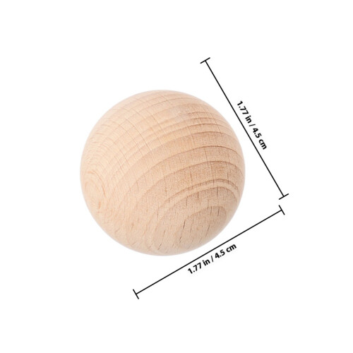 5Pcs Träkrocketsbollar Ersättningsdelar För Utegräsmattsspel 1