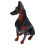 Simulation Doberman Figur Av Plast För Barn 9