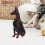 Simulation Doberman Figur Av Plast För Barn 3