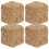 4Pcs Realistisk Halmstacksdekoration Mini Scen 1