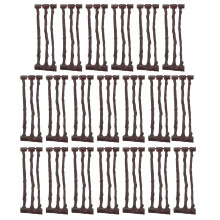 20Pcs Leksaker Stängsel Hästkratt Tillbehör Mini Trädgård