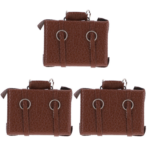 3 Delar Mini Kappsäck, Miniatyr Vintage Leksak För Barn 1