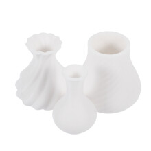 3Pcs Miniatyrkonstvaser För Dockskåp Små Blomlådor Mini