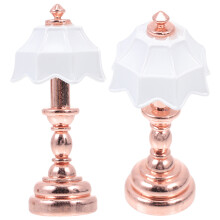 8St Miniatyr Lampa Rosa Guld För Små Och Scen
