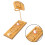 Wooden Basketball Game Mini Tabletop Portable Set 7