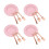 4 Set Djurhus Mini Tallrik Sked Kniv 5