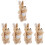 5Pcs Tecknad Handdocka Förälder-Barn 7
