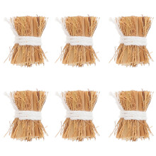 6Pcs Mini Hästackar 2,5 Cm Handgjorda För Dockskåp DIY