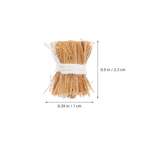6Pcs Mini Hästackar 2,5 Cm Handgjorda För Dockskåp DIY 2