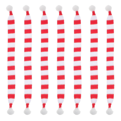 60St Dockhalsdukar För Jul Multifärgade Mini Halsdukar