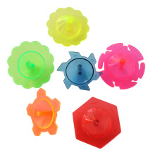 200 Pcs Plastic Funny Tops Hand Twisting Gyroscope Toy For Kids