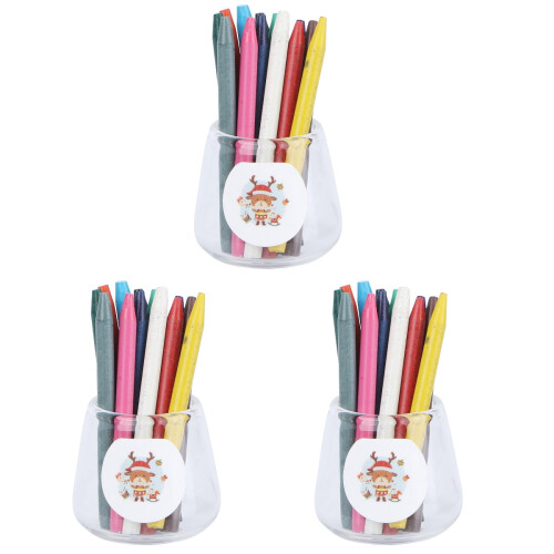 3 Set Minihus Crayons Simulering Jul Minikrita Miniörer 2