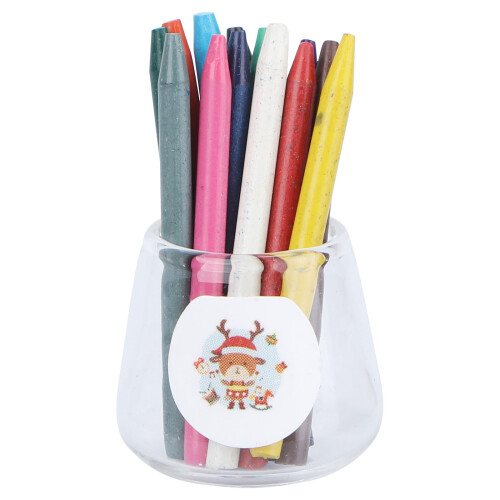 3 Set Minihus Crayons Simulering Jul Minikrita Miniörer 1