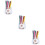 3 Set Minihus Crayons Simulering Jul Minikrita Miniörer 10