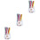 3 Set Minihus Crayons Simulering Jul Minikrita Miniörer 6