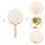 3Pcs Trähantverksmålning Rattle-Drum Modell Målning I 5