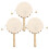 3Pcs Trähantverksmålning Rattle-Drum Modell Målning I 2