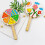 3Pcs Trähantverksmålning Rattle-Drum Modell Målning I 6