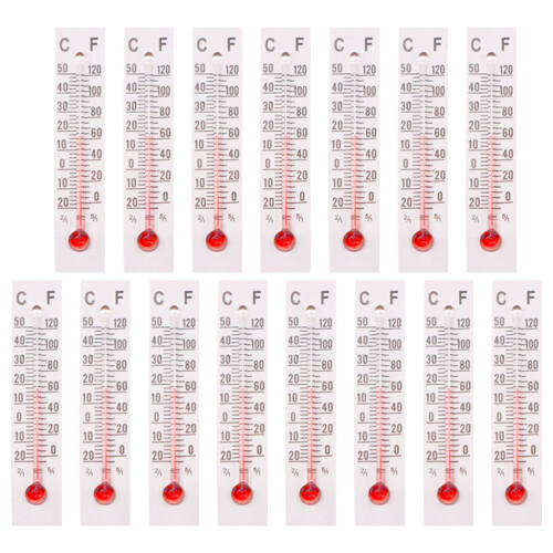 25 Pcs Miniatyr Temperaturmätare Mini Tillbehör