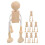 8Pcs Oavslutade Trädockor För Måla Toyfigurer För Barn 9