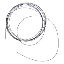Zwarte Plastic Snorharen Voor Naaien En Knutselprojecten