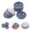 12 Pcs Dockshus Miniatyrskålar 6