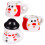 6 Pcs Simulerad Mini Kaffé Te Set Juldekoration Skrivbordsdecor 1