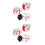 6 Pcs Simulerad Mini Kaffé Te Set Juldekoration Skrivbordsdecor 7