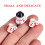 6 Pcs Simulerad Mini Kaffé Te Set Juldekoration Skrivbordsdecor 6
