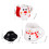 6 Pcs Simulerad Mini Kaffé Te Set Juldekoration Skrivbordsdecor 2