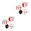 6 Pcs Simulerad Mini Kaffé Te Set Juldekoration Skrivbordsdecor 10