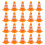 30Pcs Mini Trafikkoner Trafikskyltar Leksaker Byggarbetsplats 9