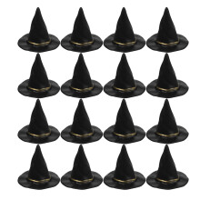 36Pcs Mini Halloweenhäxorhattar För Hantverk Och