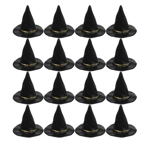 36Pcs Mini Halloweenhäxorhattar För Hantverk Och