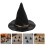 36Pcs Mini Halloweenhäxorhattar För Hantverk Och 11