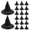 36Pcs Mini Halloweenhäxorhattar För Hantverk Och 10