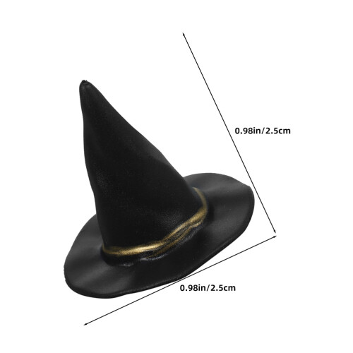 36Pcs Mini Halloweenhäxorhattar För Hantverk Och 2
