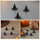 36Pcs Mini Halloweenhäxorhattar För Hantverk Och 7
