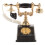 3 St Dollhus-Telefoner 1:12 Miniatyr Svart 2